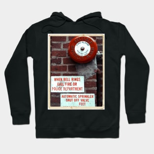 Vintage Sprinkler Alarm in the streets of NYC Hoodie